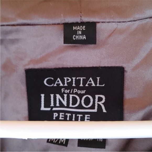 Vintage Gray Faux Fur Coat - Picture 3 of 11